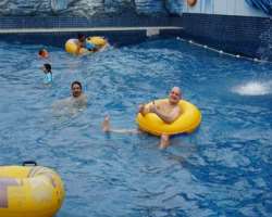 It has a wave pool, Tube slide, Whizzard Slide that makes you excited when you splash under the water after sliding from a huge height. Also, there is